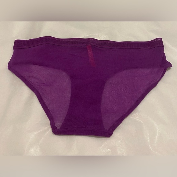 Victoria’s Secret Pink Purple Low Rise Metro Brief Mesh Size L New Without Tag - Picture 6 of 7